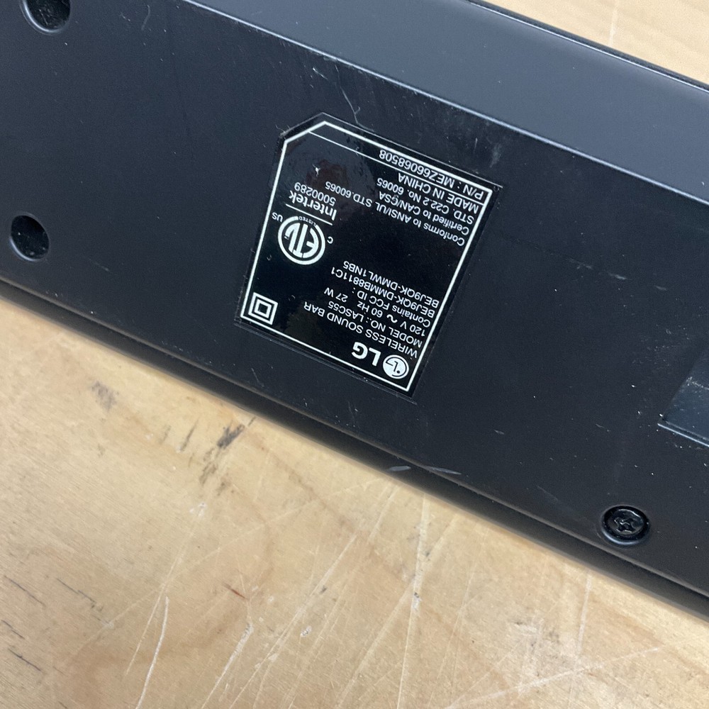 LG LASC55 Wireless Sound Bar Tested and Working UNIT ONLY