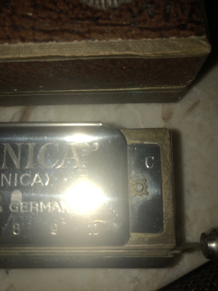 M Hohner Chromonica Harmonica In Box C