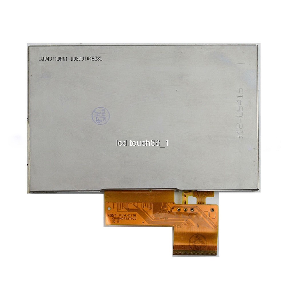 Original 4.3'' TFT LQ043T1DG02 LCD Display Screen Panel For sharp 480*272