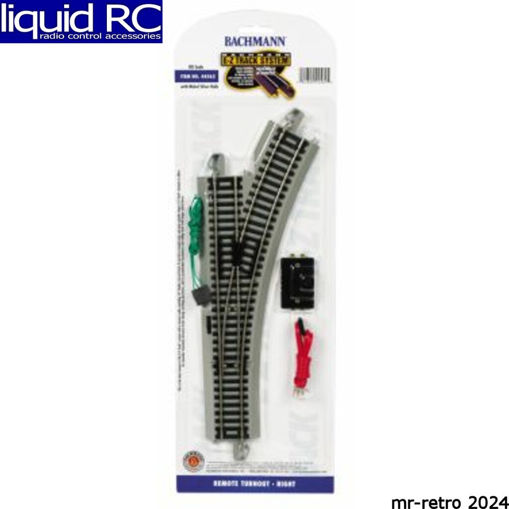 Bachmann 44562 HO NS EZ Remote right-hand Switch