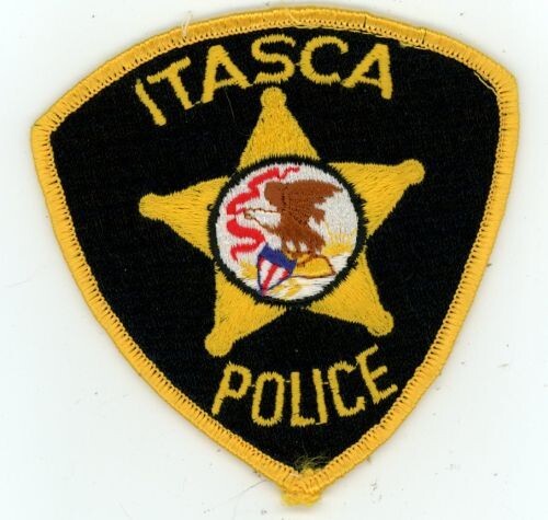 ILLINOIS IL ITASCA POLICE NICE SHOULDER PATCH SHERIFF