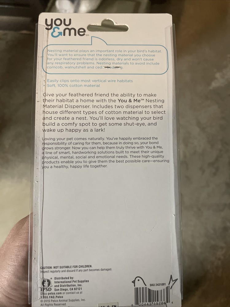 Nesting Material Dispenser Birds
