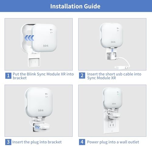 256GB MicroSD Card & No-Drill Mount for Blink Security Cameras, USB-C Cable, SD