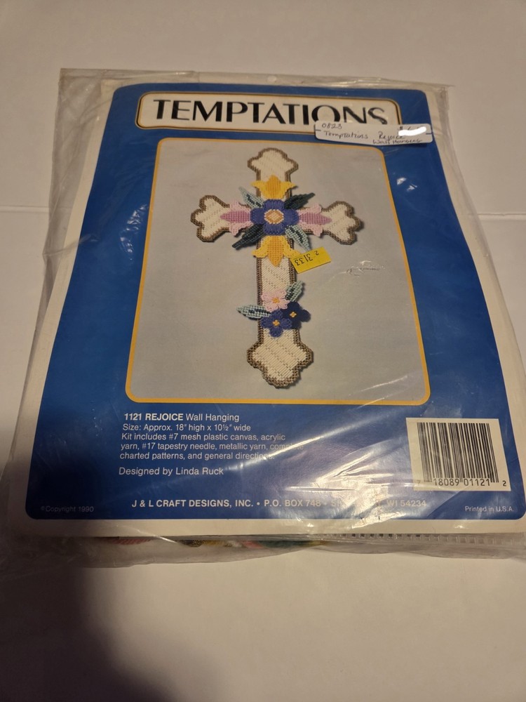 Temptations "Rejoice" Wall Hanging Needlework Craft Kit