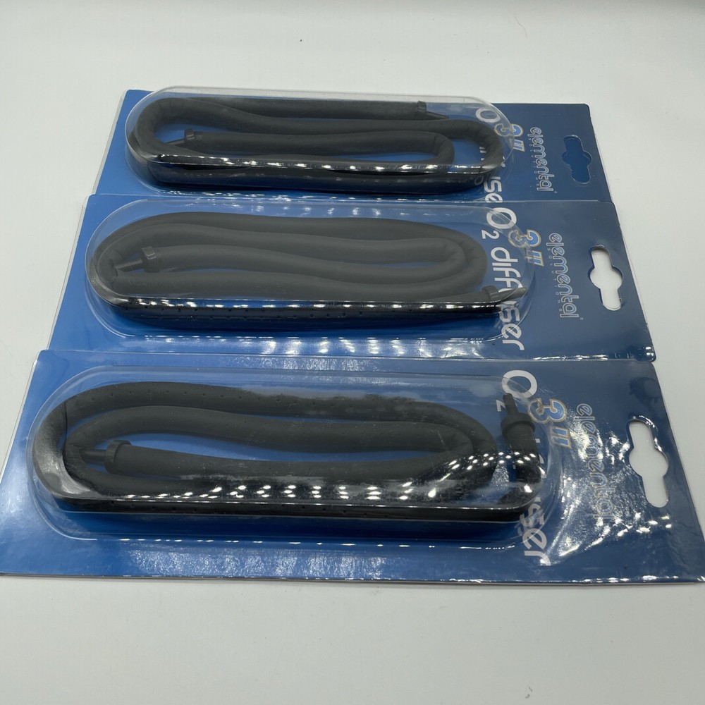 Elemental Solutions 3” O2 Diffuser Hydroponics/Aquarium Bubble Wall 30” (3-Pack)