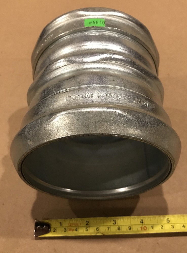 Madison Electric 4" EMT Compression Coupling - Steel MEC769