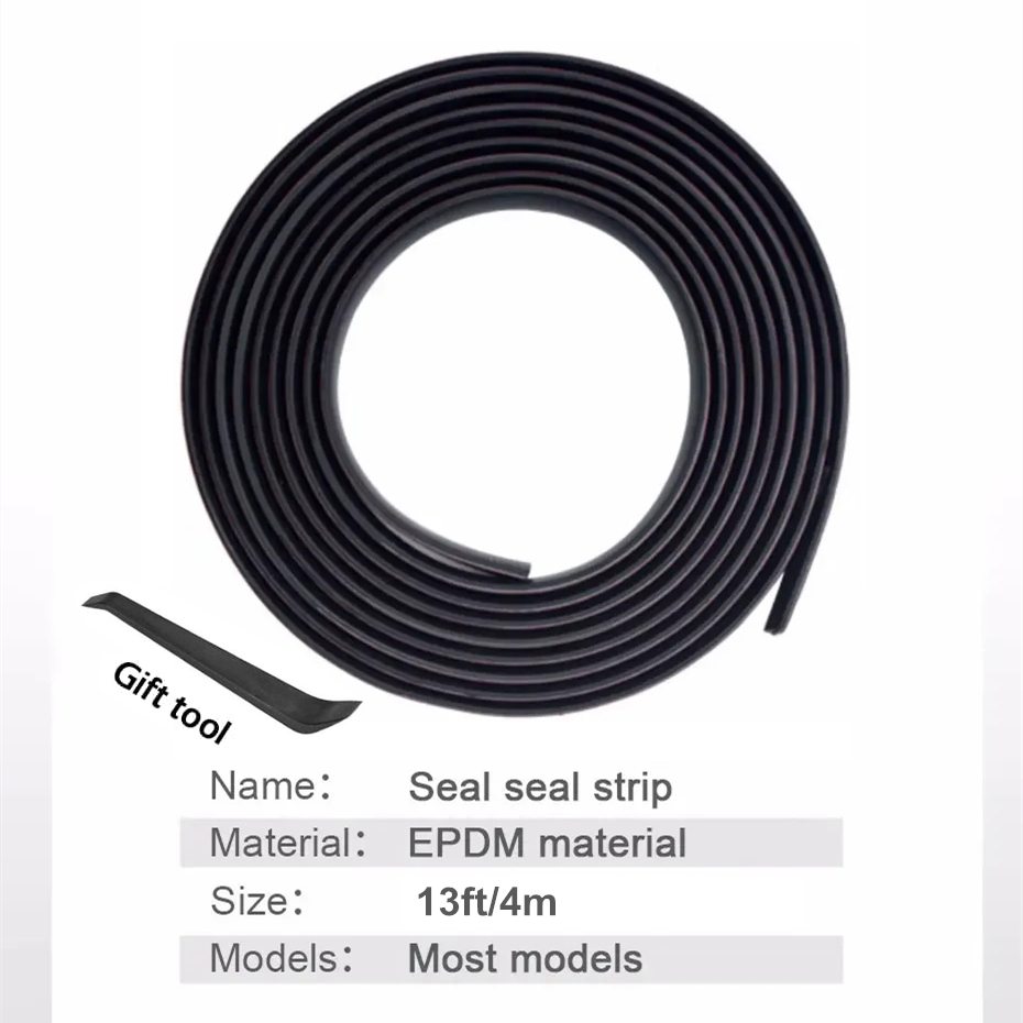 13ft V-Shape For Lexus Window Edge Moulding Trim Weatherstrip Seal Strip