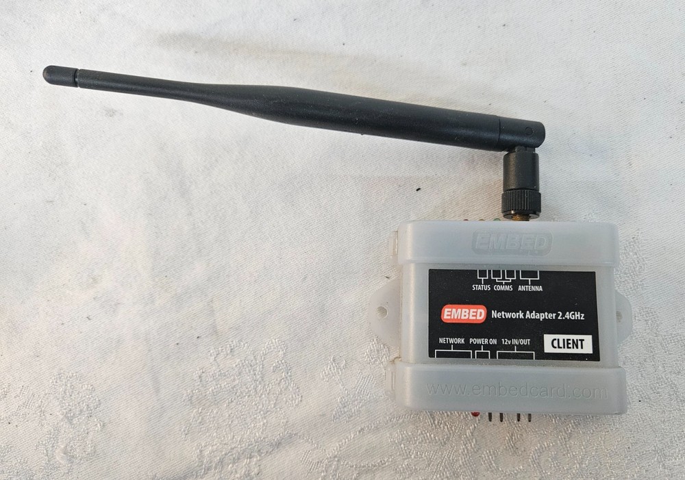 Embed 2.4ghz Network Adapter RAD-002 w Antenna WORKING