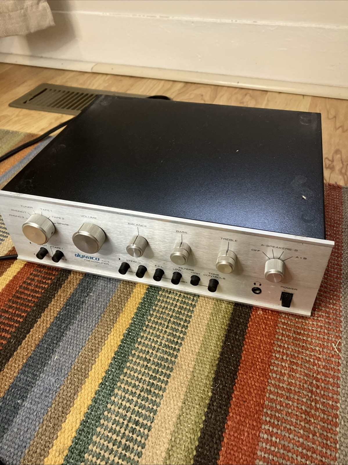 Vintage Dynaco PAT-5 Audio Stereo Preamplifier - operation not known