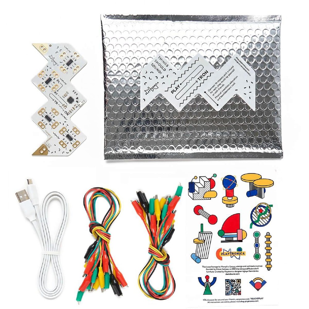 Playtron MIDI Controller, Connect up to 16 Conductive Objects and Turn...