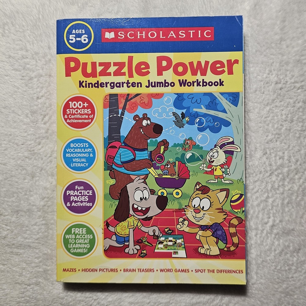 Children Activity Book | Ages 4-6 Fun Learning Activities | New