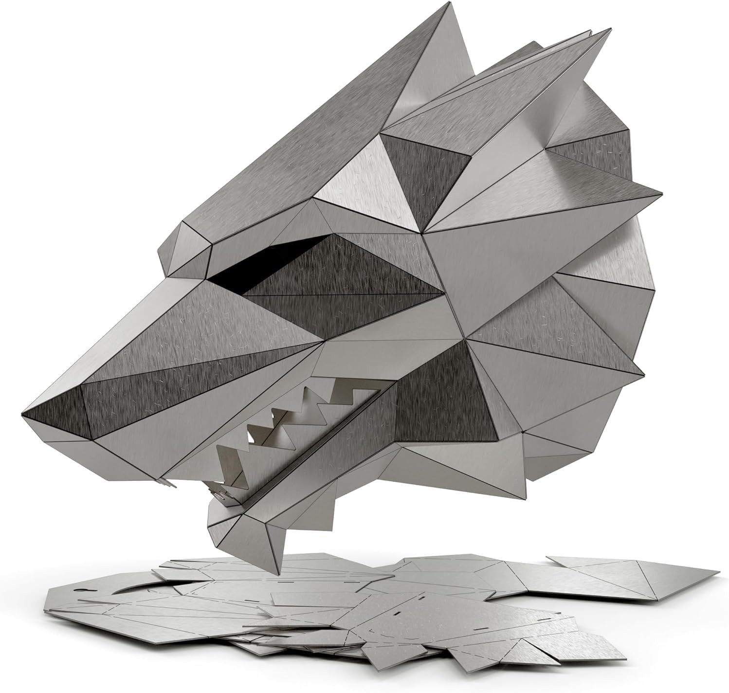 Dire Wolf Head Welding Kit for Beginners Practice,201 Stainless Steel Welding Co