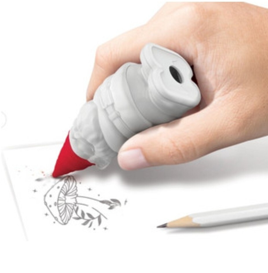 Fred Desk Gnome Eraser & Sharpener Set New