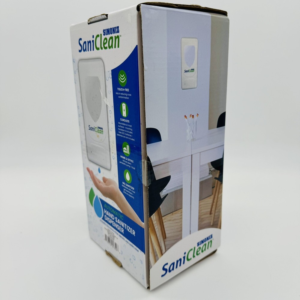 SIMONZ AUTOMATIC NO-TOUCH HAND SANI DISPENSER - WALL MOUNT FAST SHIPPING