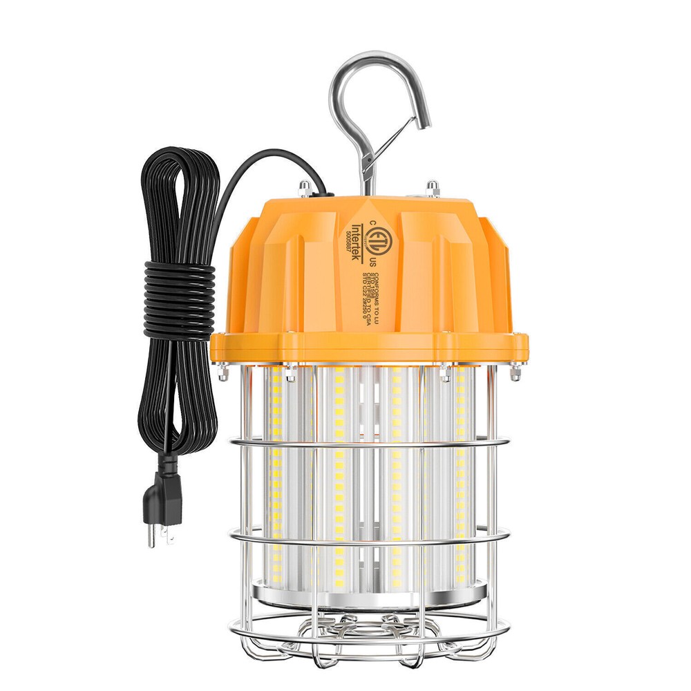 Led Temporary Work Light 60 Watts Hanging Work Construction Lights 9000LM 5000K
