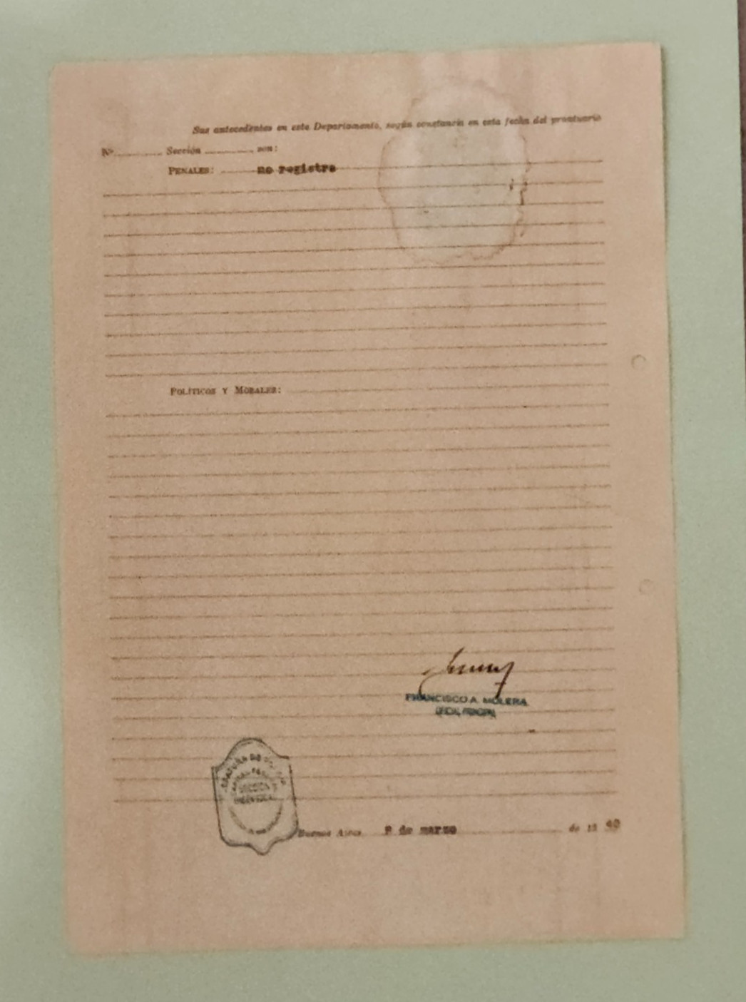 WW2 Interned sailor "Admiral Graf Spee" 1940 #4