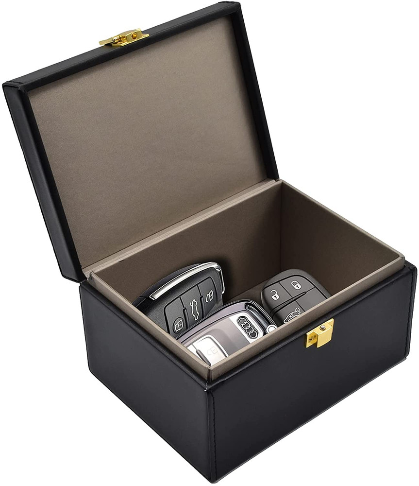Briidea Faraday Box Key Fob Protector, RFID Signal Blocking Box, Faraday Box Sig