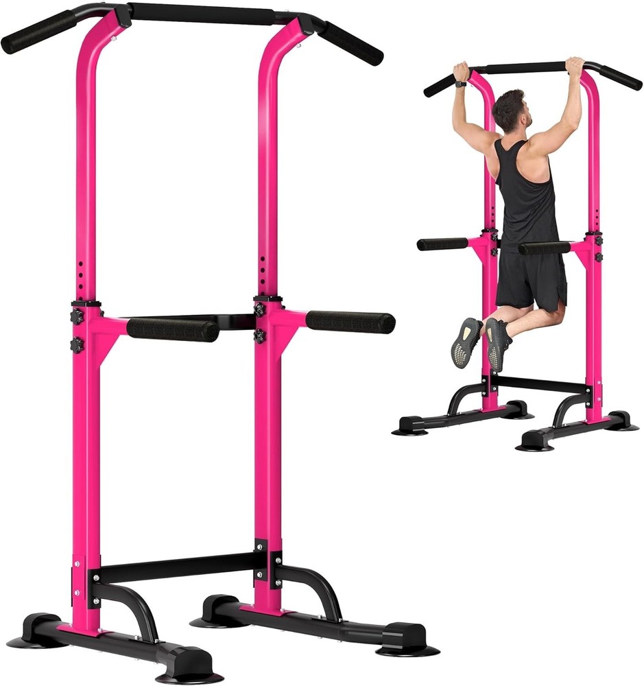 Power Tower Pull Up Dip Station Multi-Function Fitness Equipment Strength