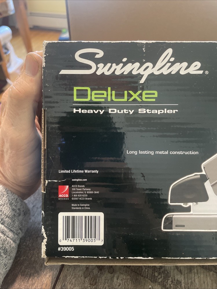 Swingline Heavy Duty Model 39005 160 Sheets High Capacity Stapler Open Box