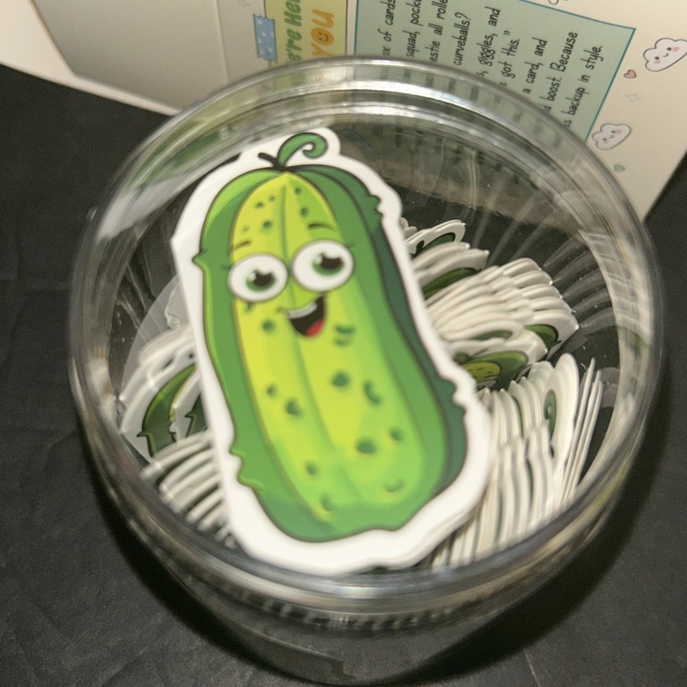 Emotional Support affirmations, Postive Pickle Jar, New