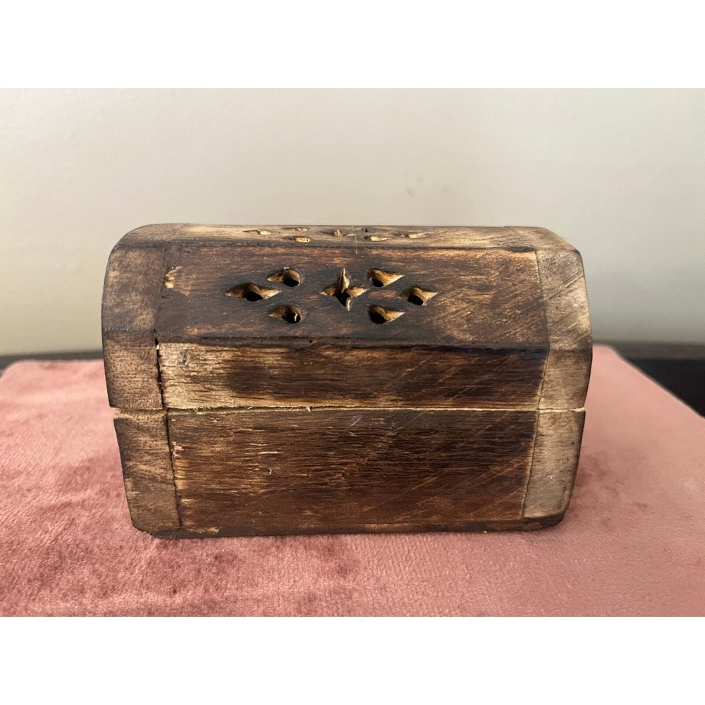 Incense Cone Box 3.75” x 2” x 2.5” tall