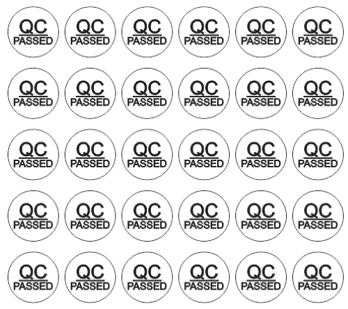 D7189 3/8" Round Vinyl Inventory Label Dot Stickers New