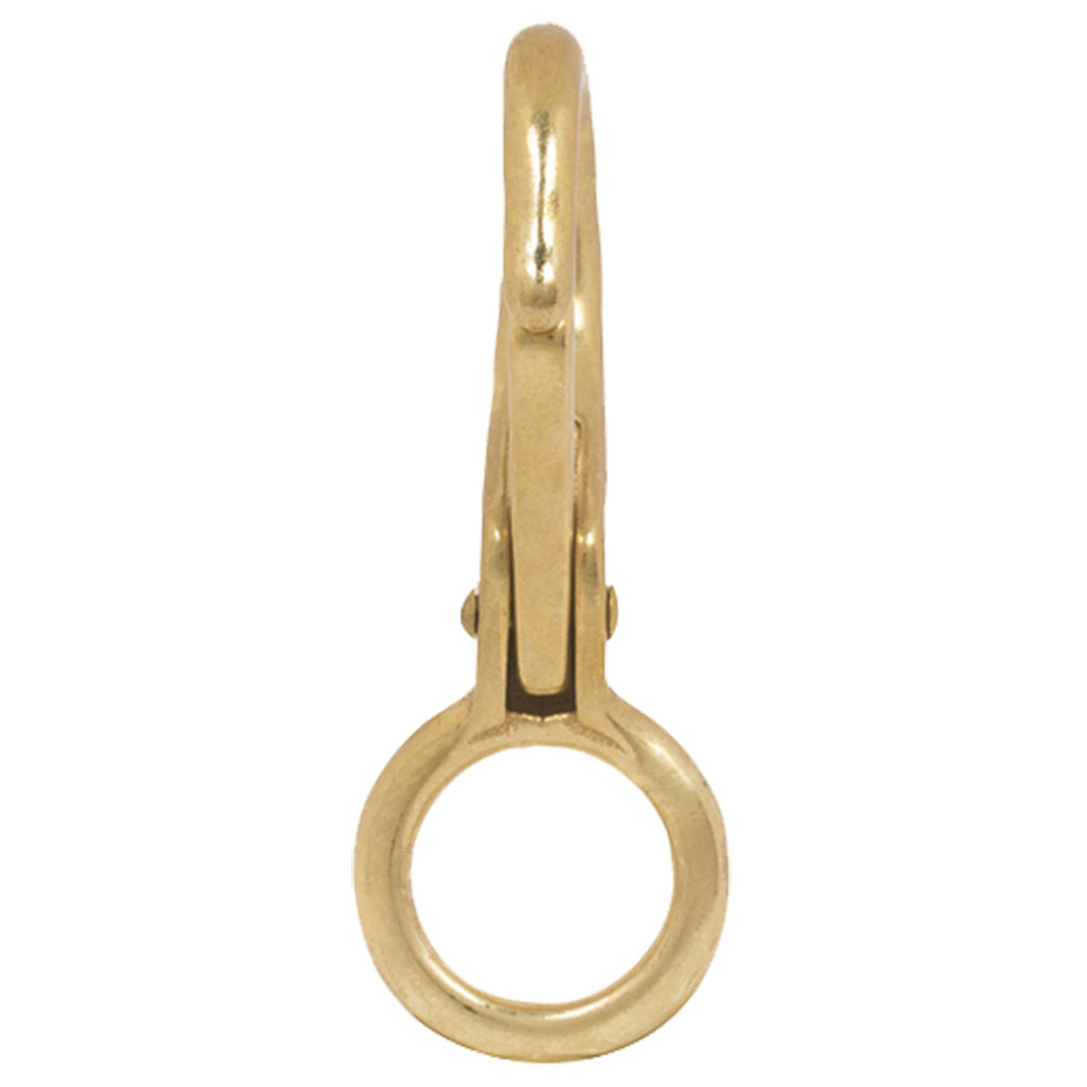 JCS #0, 2.25" Non-Swivel Brass Gate Snap