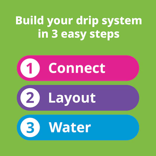 Raindrip 1/4-in Plastic Barbed Drip Irrigation Coupling 50 -Pack