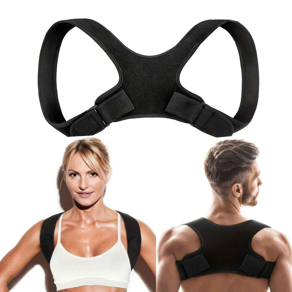 Adjustable Posture Corrector Back Support Belt Breathable Ergonomic Unisex