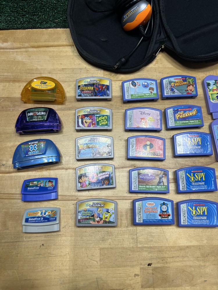 Leap Frog Leapster Games Lot