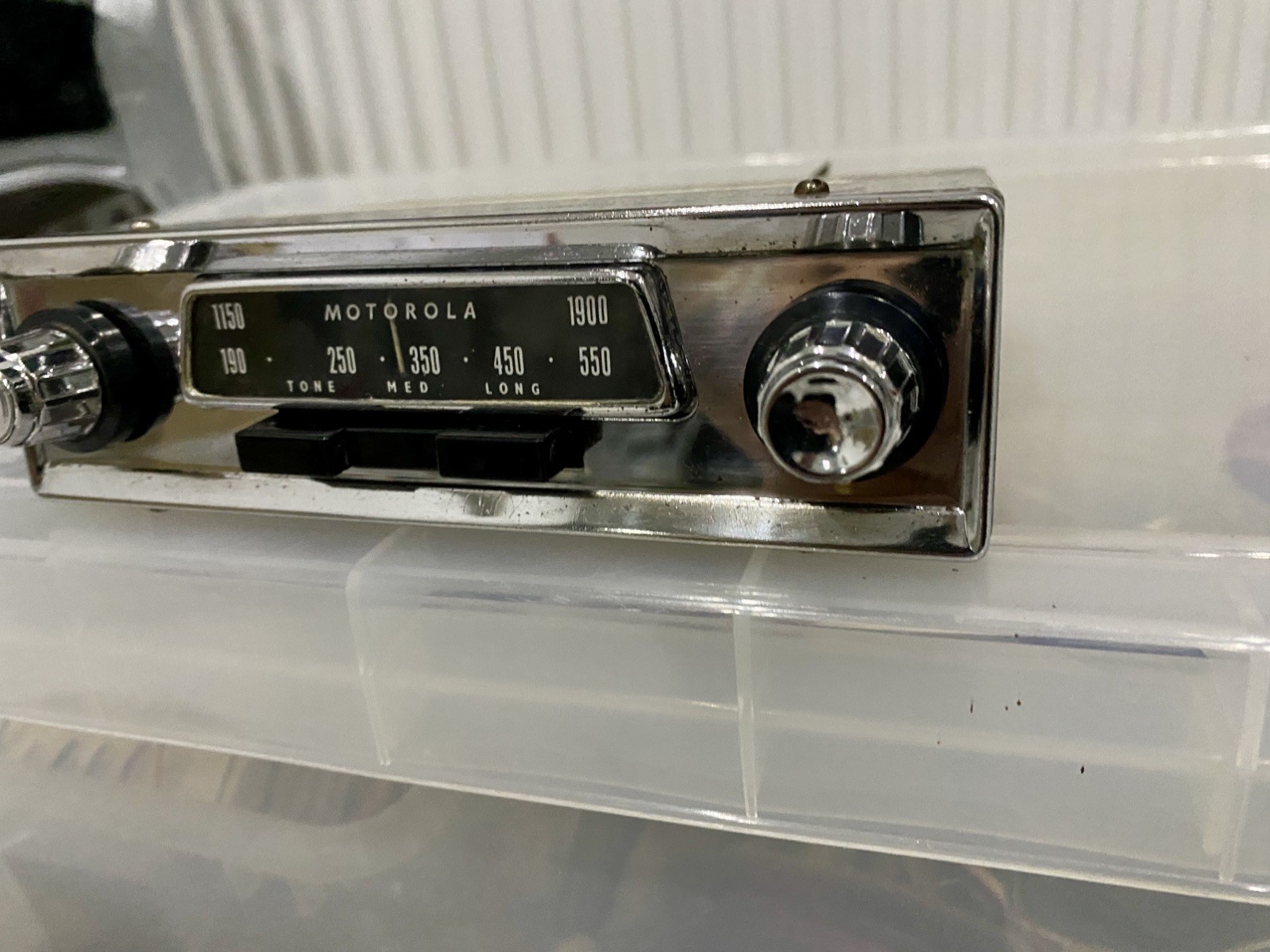 Motorola 115T chrome Car Radio Classic Vintage fully working