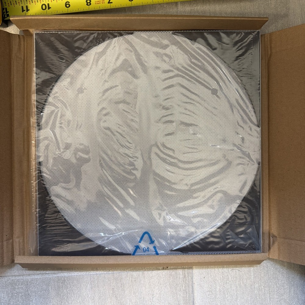 10.5” Square White Metal Speaker Grill New