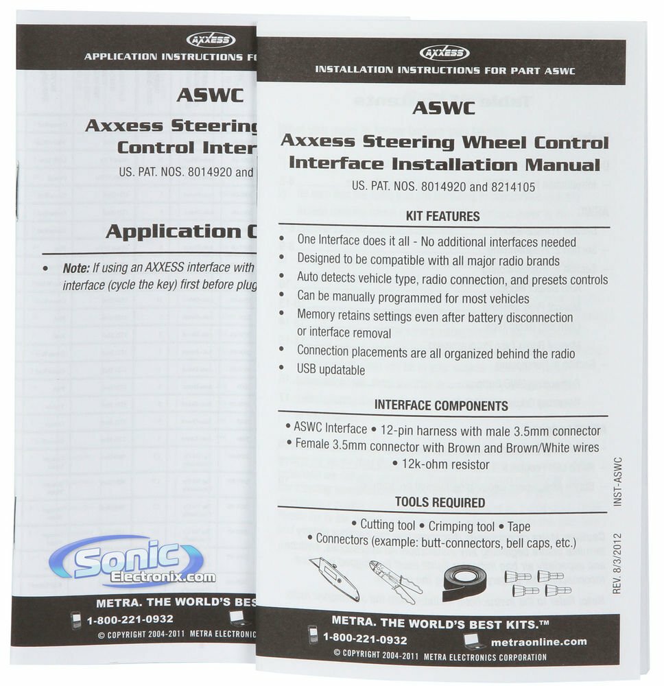Axxess ASWC-1 Universal Steering Wheel Control Interface