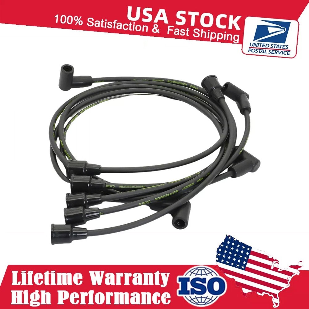 Engine Spark Plug Wire Set VH4D W4-1770 Side/Low Mount Distributor FOR Wisconsin