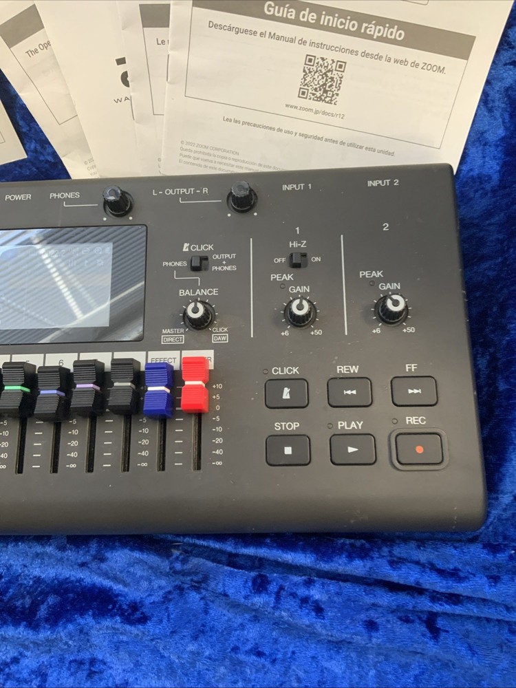 Zoom R12 MultiTrak Portable Digital Recorder and Control Surface