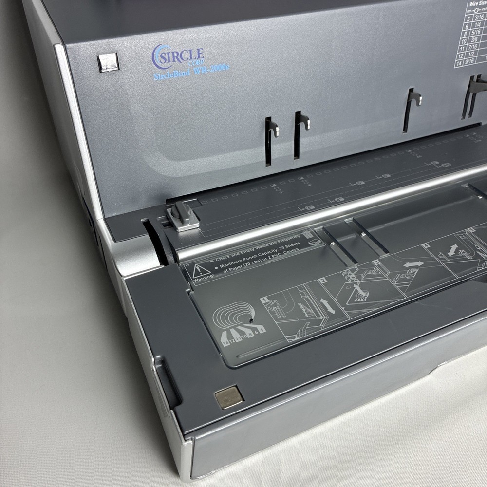 Sircle Corp Electric Wire Book Binding Coil Machine WR-2000