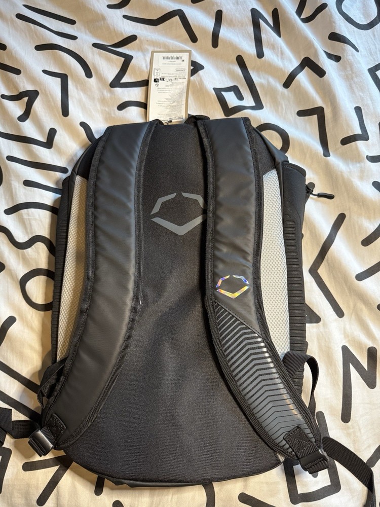 Evoshield “Tone Set” Baseball/Softball Bat Backpack Bag - Charcoal Black