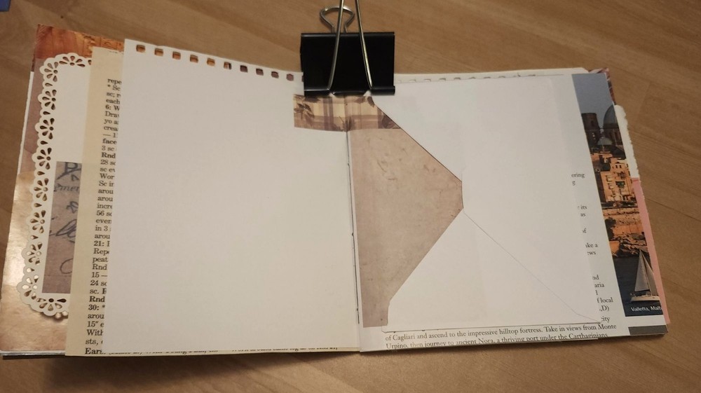 Handmade Junk Journal 60 pages 6x6"