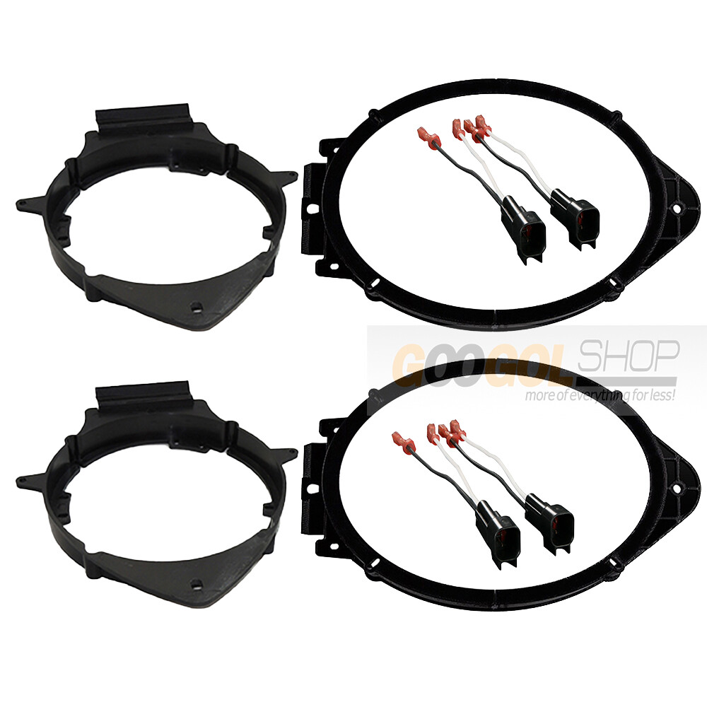 6x9 & 6.5 inch Truck Speaker Adapters + harness for 2014-2023 Silverado - Sierra