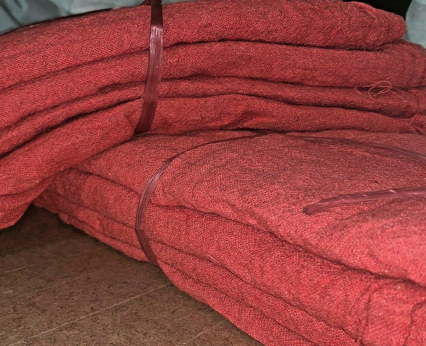 500 new great mechanics shop rags towels red jumbo 13"X14"