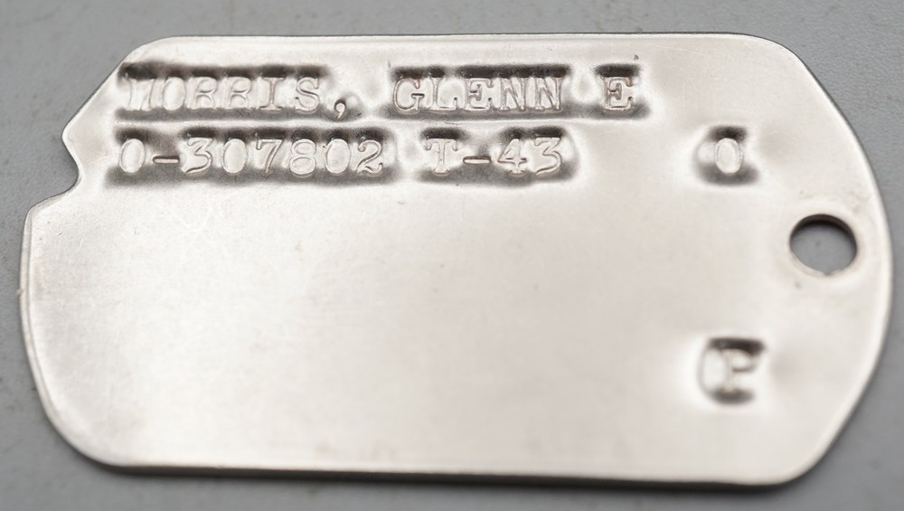 WWII 1943 Army Field Artillery Lieutenant Colonel Dog Tag T-43