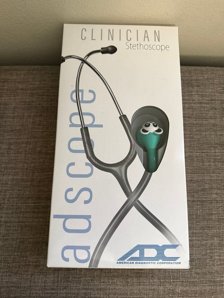 New ADC Adscope Pediatrics Stethoscope *Missing Interchangeable face clips*