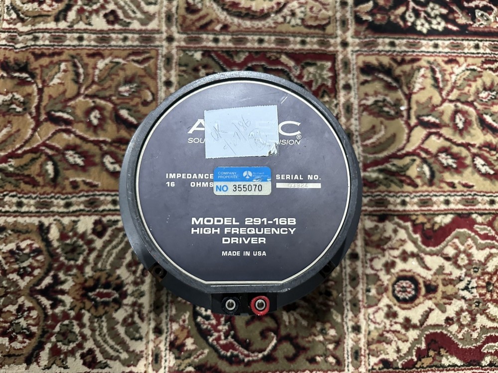Altec 291-16B Compression Driver – Single – Original Diaphragm