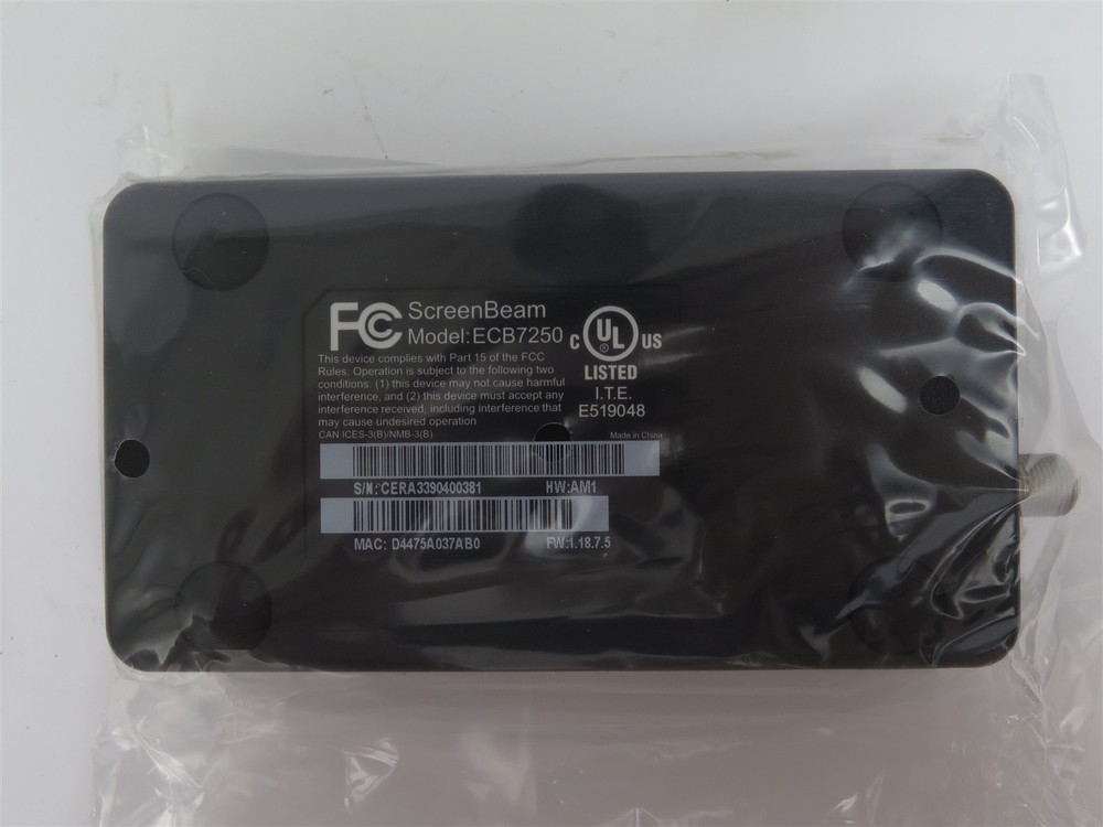 ScreenBeam ECB 7250 Ethernet Network Adapter Set Black