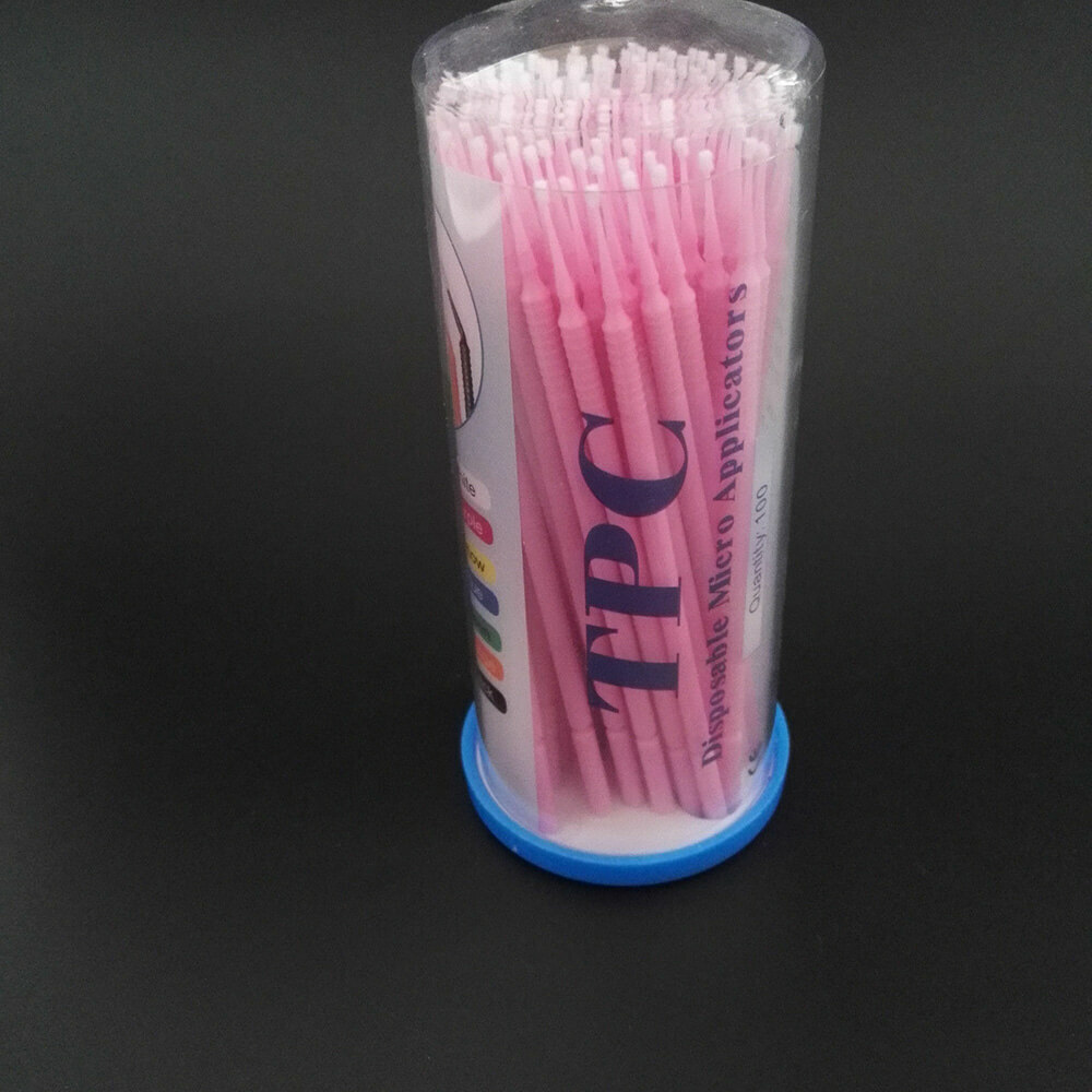 Micro Applicator Brush Dental Bendable 100pcs/bottle Disposable New 4 bottles