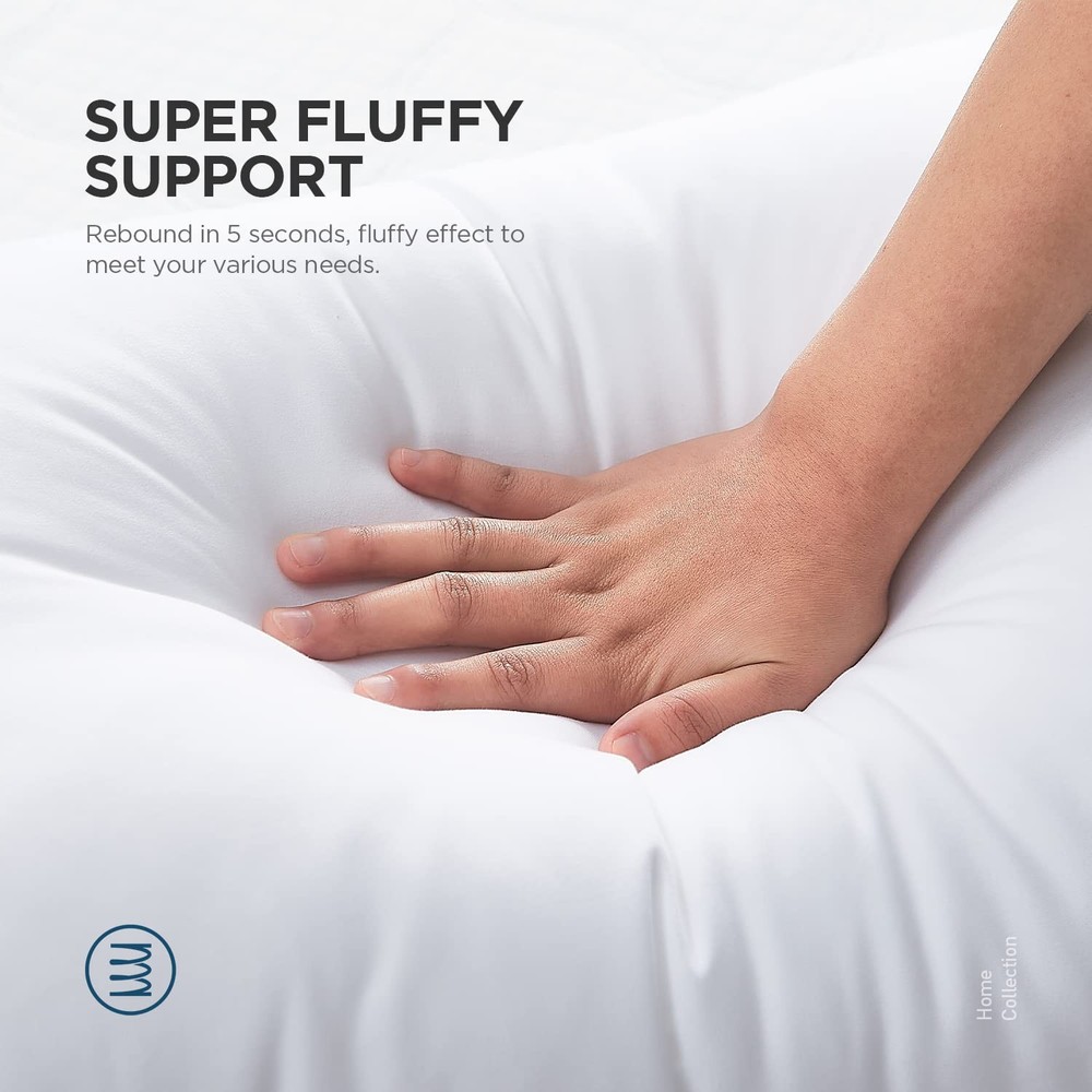 Throw Pillow Inserts for Bed Couch Sofa, Ultra Soft Polyester Filling for Dec...