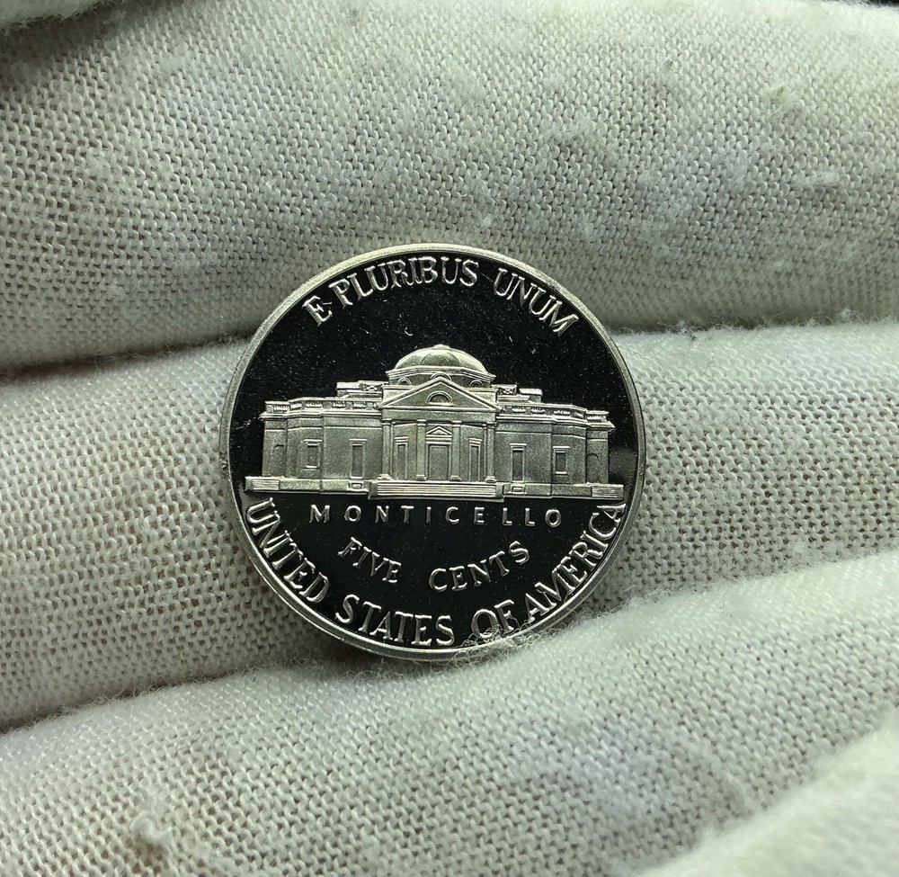 2002 S PROOF GEM DCAM JEFFERSON NICKEL E302
