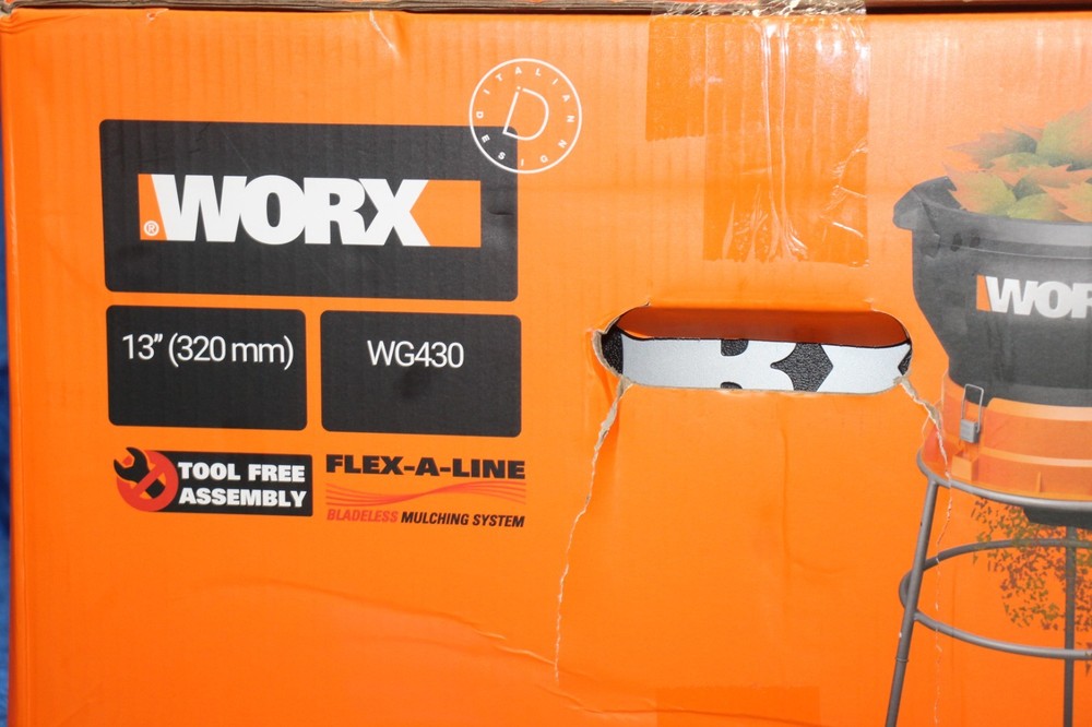 Worx 13 Amp Electric Leaf Mulcher 100% Authentic NEW