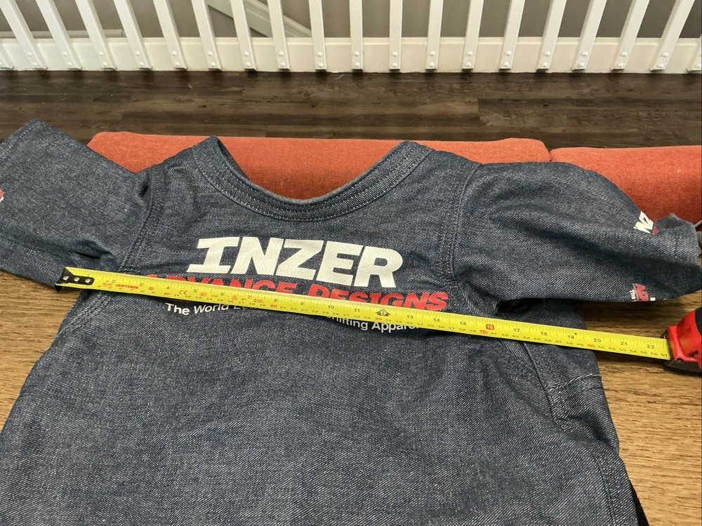 Inzer Advance Designs Double Layer Denim Bench Shirt Adjustable Straps
