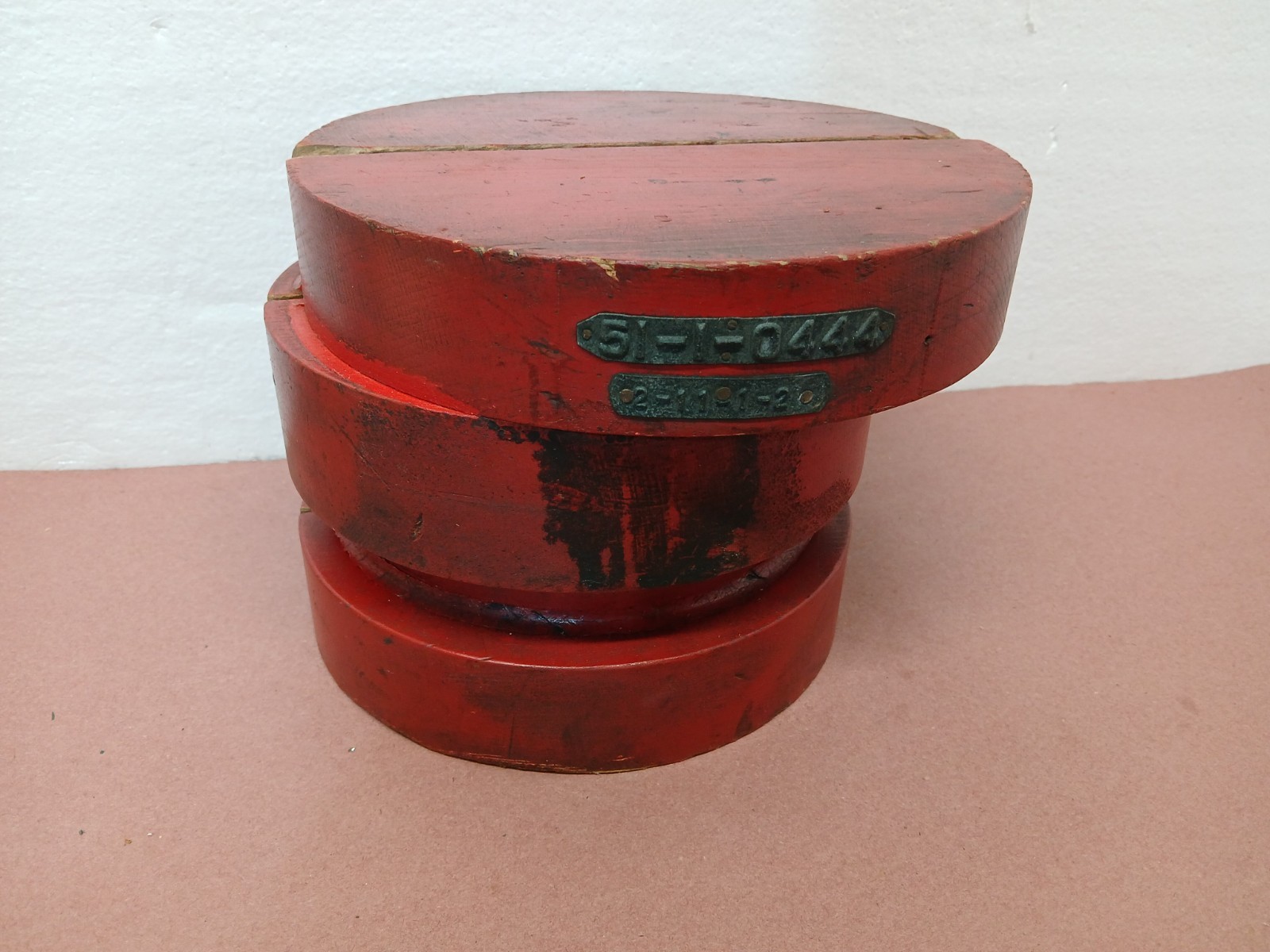 Wooden Foundry Pattern Mold Split Pattern Industrial Casting Steampunk Decor